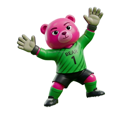 Bear goalkeeper